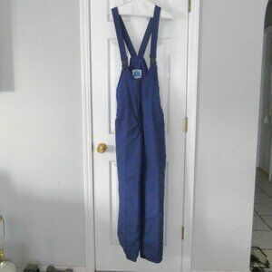 World Famous Skiing Snow Ski Bib Blue Size 12 Ladies